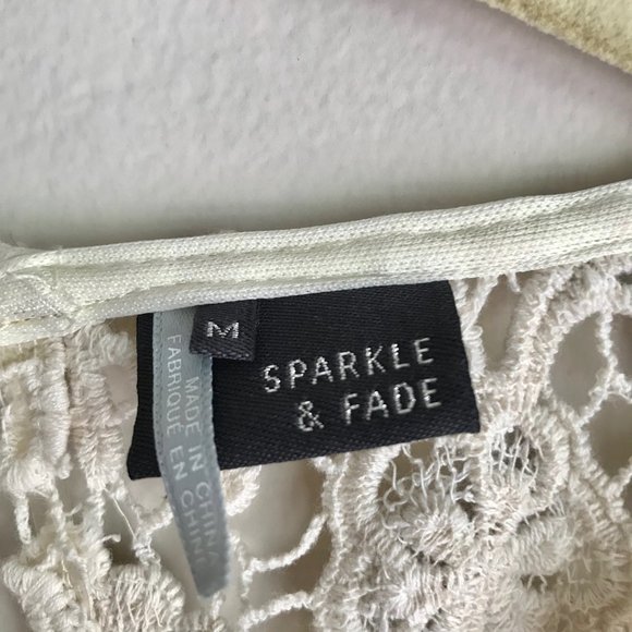 Sparkle & Fade / Cream Crotchet Knit Dress - Picture 8 of 9